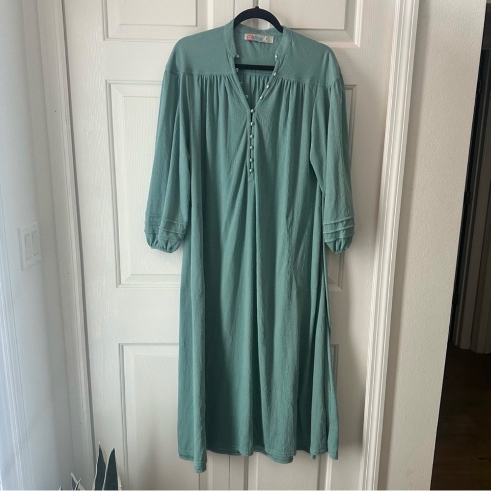 Free People Beach Primrose‎ Maxi Dress Loose Oversized Boho - Picture 4 of 6